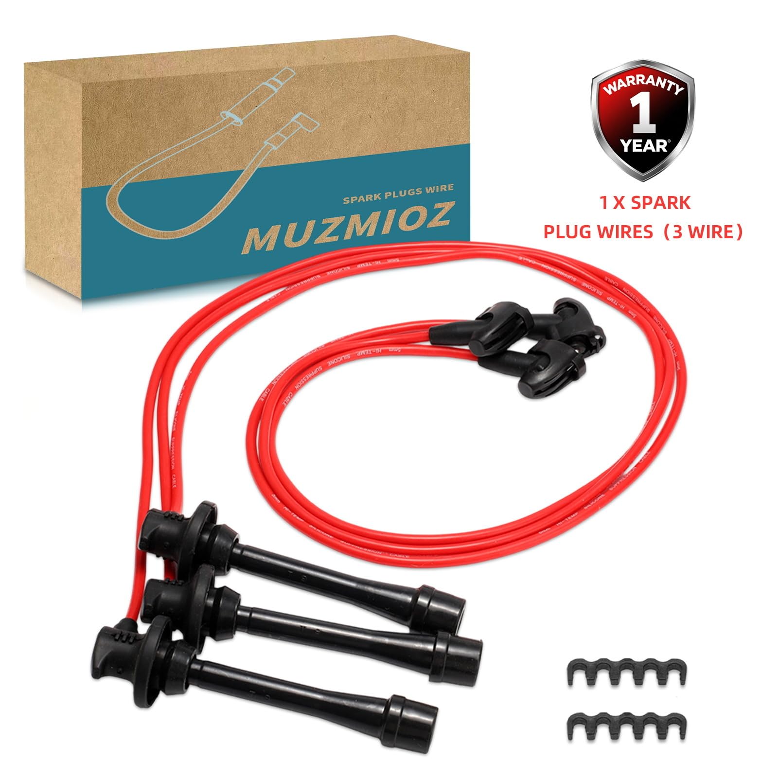 t__h.  Amazon.com: 671-6182 Ignition Wire Set 3Pcs Compatible with Toyota